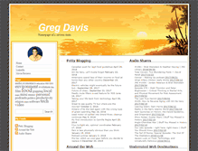 Tablet Screenshot of gregdavis.ca